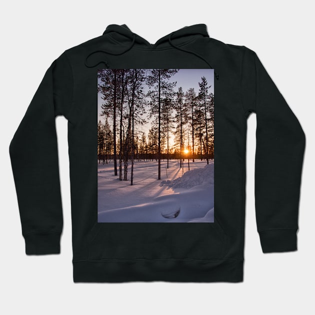 Yet Another Gorgeous Lapland Sunset Hoodie by krepsher